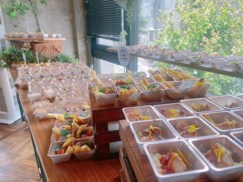 コペンカレッジ 5周年記念パーティーの軽食